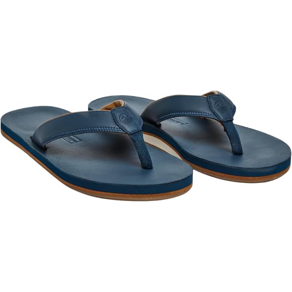 CLUBROOM Mens Navy Plaid Padded Riley Round Toe Slip On Flip Flop Sandal 10 M Clubroom CLUBROOM Mens Navy Plaid Padded Riley Round Toe  main image 4