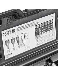 Klein Tools 31872 Cortador de agujero de carburo (4 piezas)