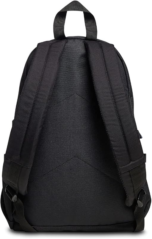 ACT SMALL Rucksack aus nachhaltigem Stoff, Praktisch & Unisex, mit Laptopfach, Büro, Reise, Arbeit, Fahrrad, Backpack, Daypack, italienisches Design, schwarz