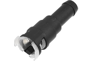 Hihaha Heater Hose Connector for Buick Rainier 2004-2007 / Inner Heater Inlet Pipe Connector/Durable Plastic / 1 Pcs Black
