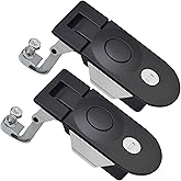 evan Compression Latch Adjustable Lever Flush Mount Trigger Lock 2 Pack | Zinc Alloy Hand Operated for Truck, Trailer, RV Door, Cabinet