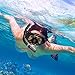 Mpow Snorkel Mask, Scuba Diving Mask for Snorkeling Diving Swimming, Easy Breath Scuba Snorkeling Gear with Silicon Mouth Piece and Easy Adjustable Strap