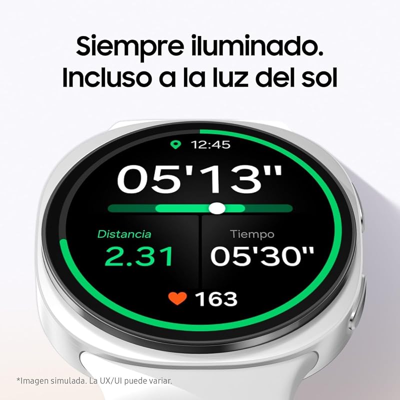 Samsung Galaxy Watch8, 44mm, Bluetooth, Galaxy AI, Smartwatch, Processador de 3 NM, Assistente de Saúde e Sono, Rastreamento Esportivo, 3 anos de garantia + 1 ano extra, cinza escuro (versão espanhola) — foto 3 de 8