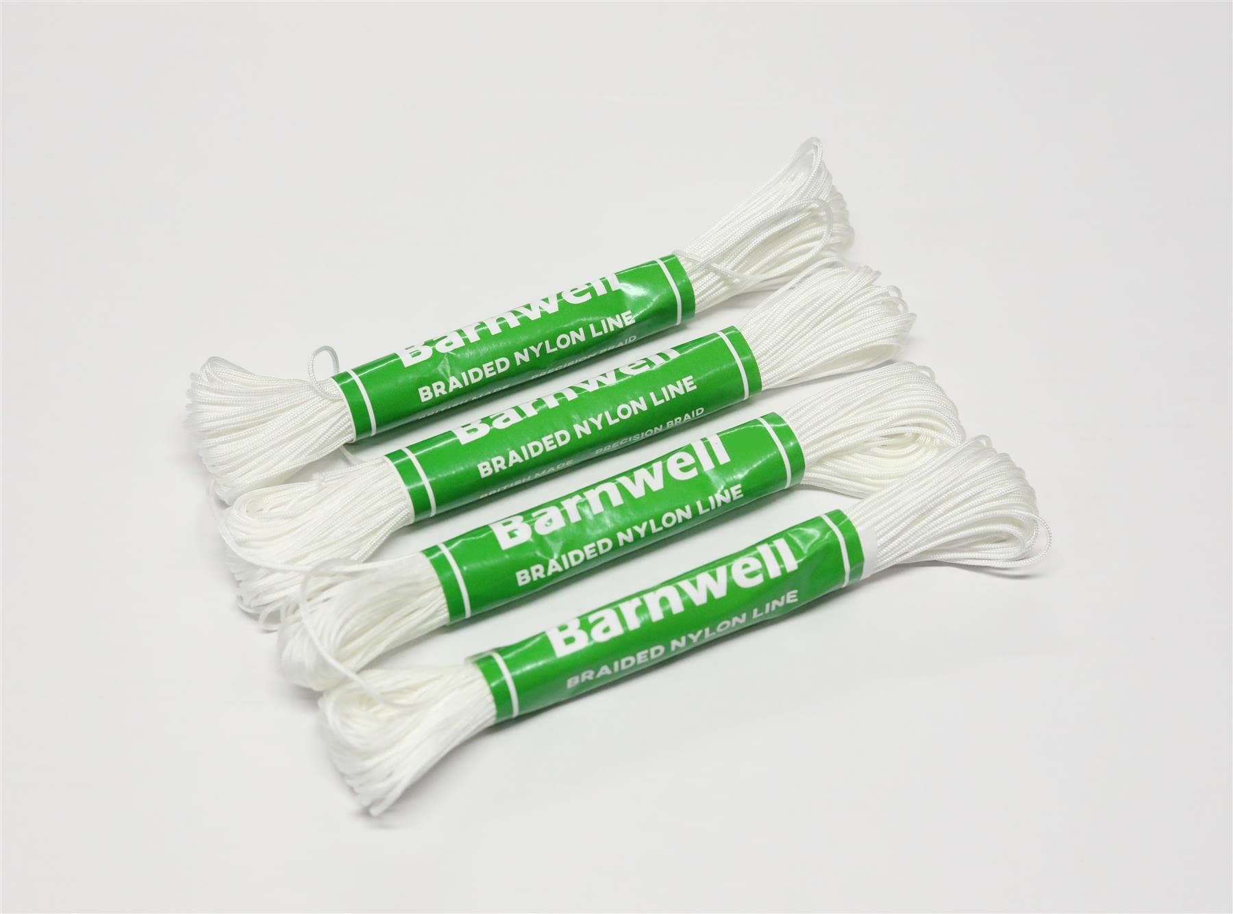 Barnwell 4 x 18m Hanks Size A Braided Nylon Brick Masons Builders Line Made in UK