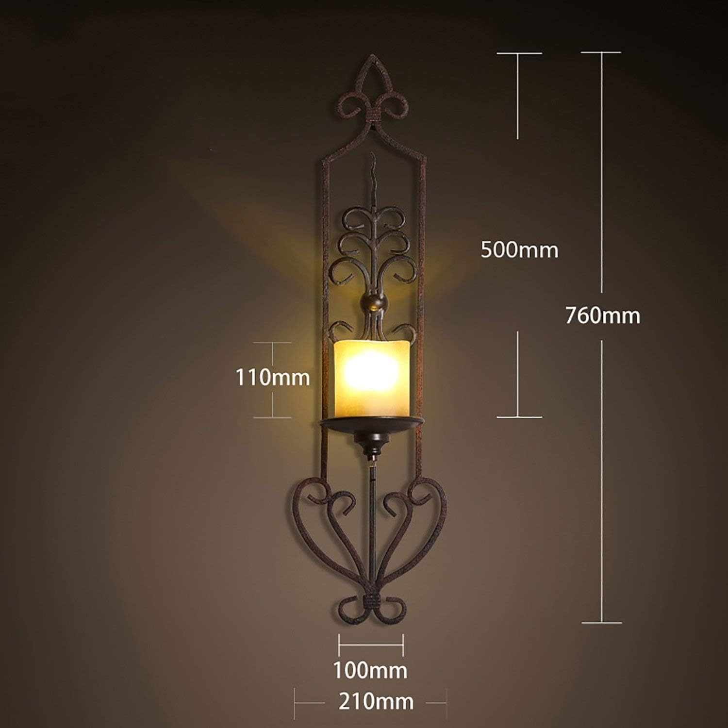 KMMK La lámpara de pared del bar de la sala de estar del hotel Café