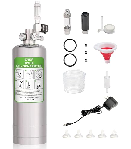 Amazon.com : ZRDR 4L Co2 Generator System with Dual Gauge Display