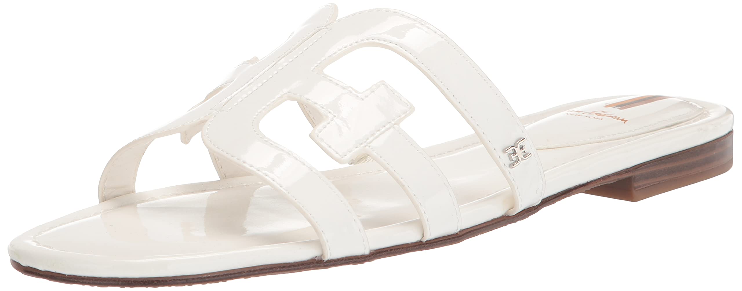 Sam Edelman Womens Bay White Slides 5 M Image
