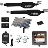 Ghost Controls Heavy Duty Dual Solar Automatic Gate Opener Smart Bundle with 30w Solar Panel and MultiConnect