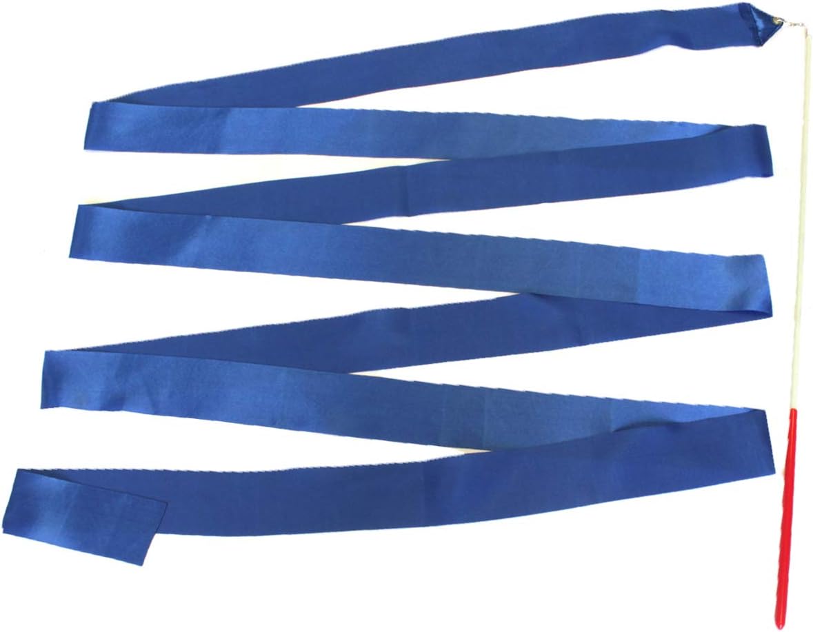 Trimming Shop Rhythmic Gymnastics Ribbon with Twirling Dance Baton Rod for Kids Artistic Dancing Rhythmic Gymnastics Ribbon Wands