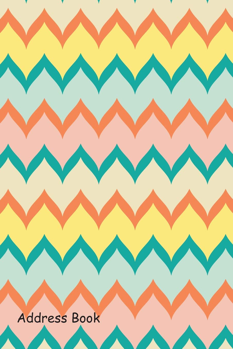 Address Book: Include Alphabetical Index With Decorative ornamental pattern cover