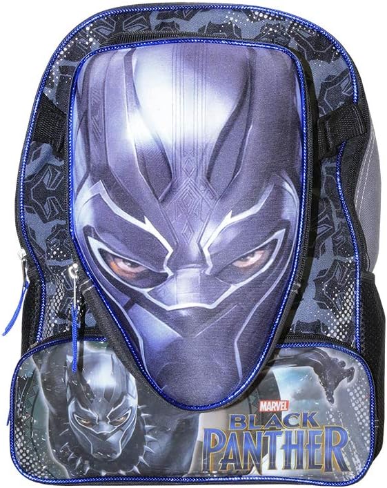 black panther backpack with lunch box