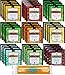 Twinings Large Leaf Hot Tea Sampler Gift Pack 36 Ct - 9 Flavor Variety Includes Green, Black, Herbal, Earl Grey, English Breakfast, Camomile and More with By The Cup Honey Sticks