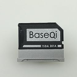BaseQi Aluminum MicroSD Adapter for Microsoft