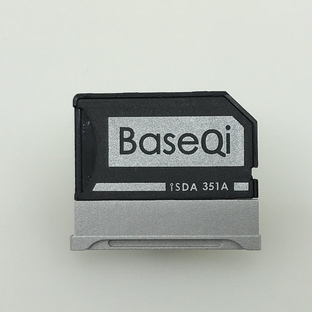 BaseQi Aluminum MicroSD Adapter for Microsoft