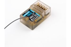 TMRCHOBBY Flysky FBr8 8CH AFHDS 3 Protocol Waterproof PPX7 Receiver for RC Car Boat (Standard Antenna Edition)