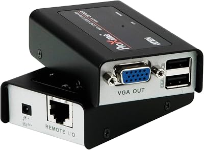 ATEN USB VGA Cat 5 Mini KVM Extender UK | Extends PC Keyboard Mouse Up to 100m