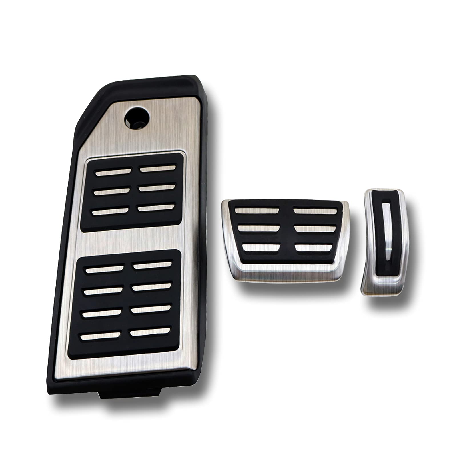 Photo 1 of MYMOCCY Gas Accelerator Brake Footrest Pedal Cover Compatible for Q7 Q8 2017-2024, Compatible for Porsche Cayenne 2020-2024, Compatible for Touareg 2019-2024 Accessories No Drill