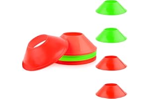 20pcs Soccer Cones for Sports Training, Football Cones Flexible Sports Agility Cones Training Cones for Basketball Football R