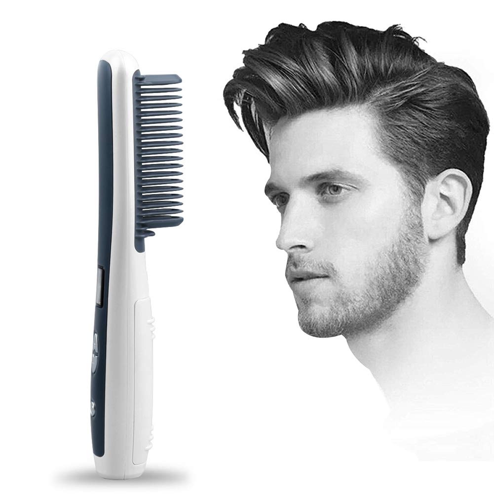 Rfsz Hair Straightener Brush Men Style Magic Massage Beard