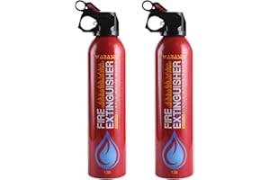 DB11 2 Pcs 620ml Water-Based Fire Extinguisher - Fire Extinguisher Spray Suitable For Extinguishing Solid Matter Fires Electrical Fires Oil Fires Home Car Camping Prevention Small Fire Extinguisher(13B)