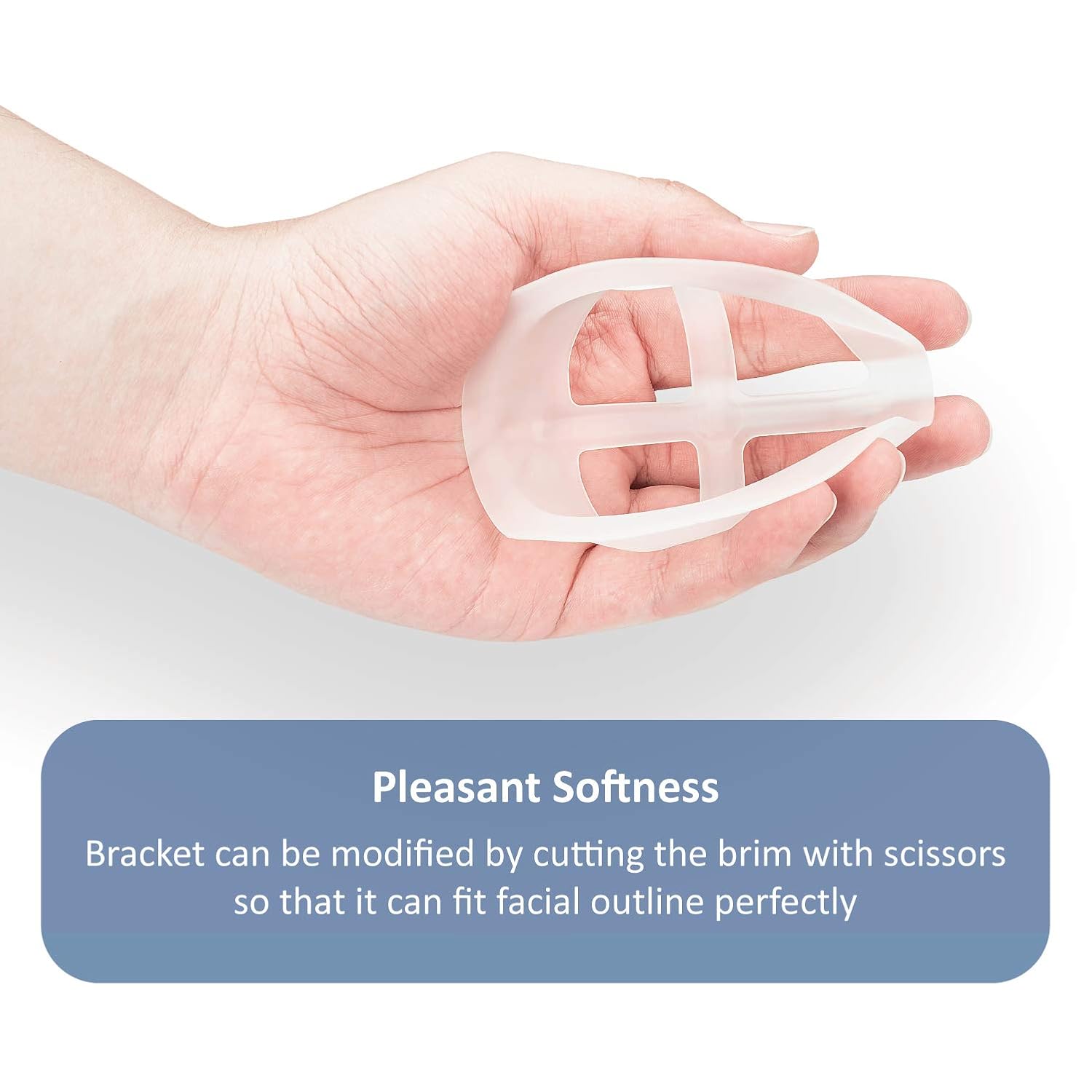 Silicone Mask Bracket for Cloth Mask Inner Support Frame Face Mask Cage Insert to Keep Off Face Cool Mask Spacer for Breathing Mask Hack DIY Accessories, 5pcs: Beauty