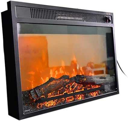 APAN Calentador de Chimenea eléctrico Envolvente de Fuego eléctrico con