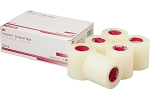 EVER READY FIRST AID 3M Transpore Surgical Tape, 2" x 10 yds, Case of 6 Rolls