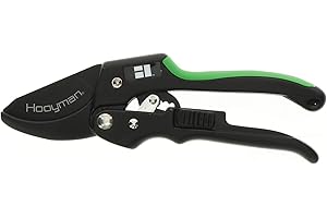 Hooyman Forged Loppers and Ratchet Pruner with Heavy Duty Steel Construction, Ergonomic No-Slip H-Grip Handles, and Blade Lock for Gardening, Land Management, Yard Work, Trimming, Pruning, and Outdoor