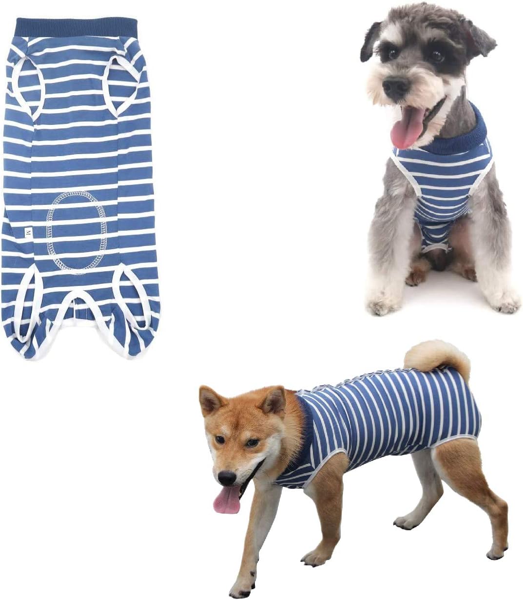 Kismaple Dog Surgery Recovery Suit Abdominal Wound Protector Shirt