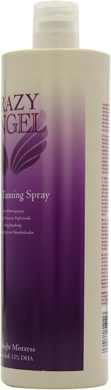 Crazy Angel Midnight Mistress Extra Dark 13% DHA Salon Tanning Spray 1000ml view 2