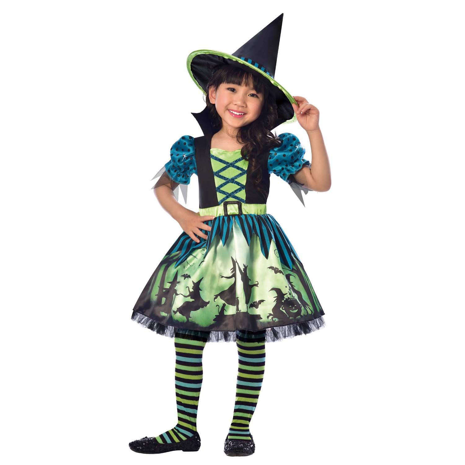 amscan 9903412 - Kids Hocus Pocus Witch Girls Halloween Fancy Dress Costume Age: 6-8 Years
