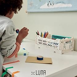 Collapsible Storage Box, Foldable Crate Organizer