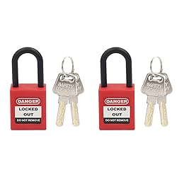 Red Safety Padlock, Loto Lockout Tagout Safety