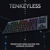 Logitech G G915 TKL Wireless Mechanical Keyboard UK Layout Black view 5