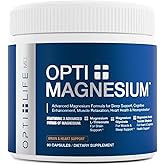 Opti + Triple Magnesium Complex Supplement | Magnesium L-Threonate, Glycinate & Acetyl Taurate Complex Blend | Brain Support for Memory and Focus* | 90 Capsules/30 Servings