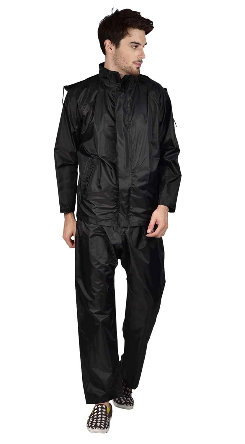 Duckback Men's Solid Raincoat Amazon.in Clothing & Accessories