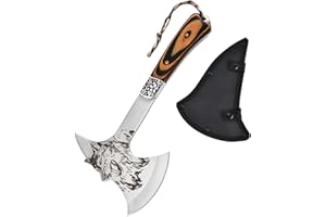 Vbvbip Multi-Functional Outdoor Axe - Garden Hatchet for Camping, Survival, and Tree Cutting - Portable Durable Design for Ou