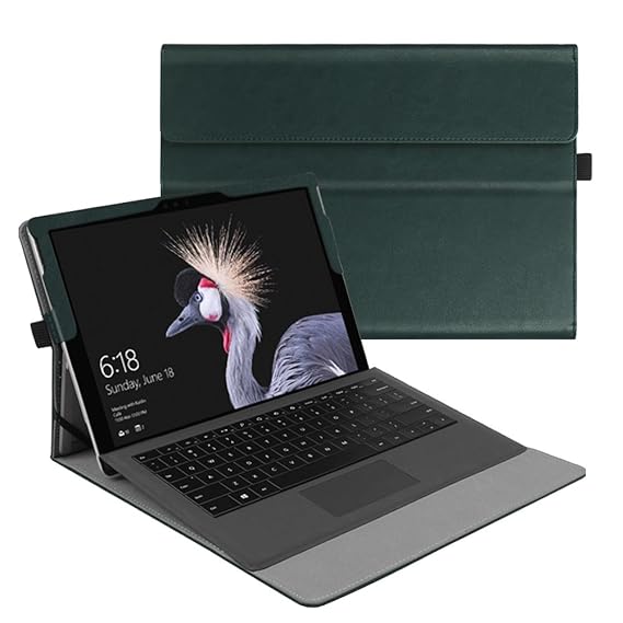 Fintie Hülle für Microsoft Surface Pro 6 (2018) / Pro 5 (2017) / Pro 4 / Pro 3 - Multi-Sichtwinkel Hochwertige Tasche Schutzh