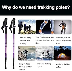 Aihoye Hiking Trekking Poles, 2 Pack