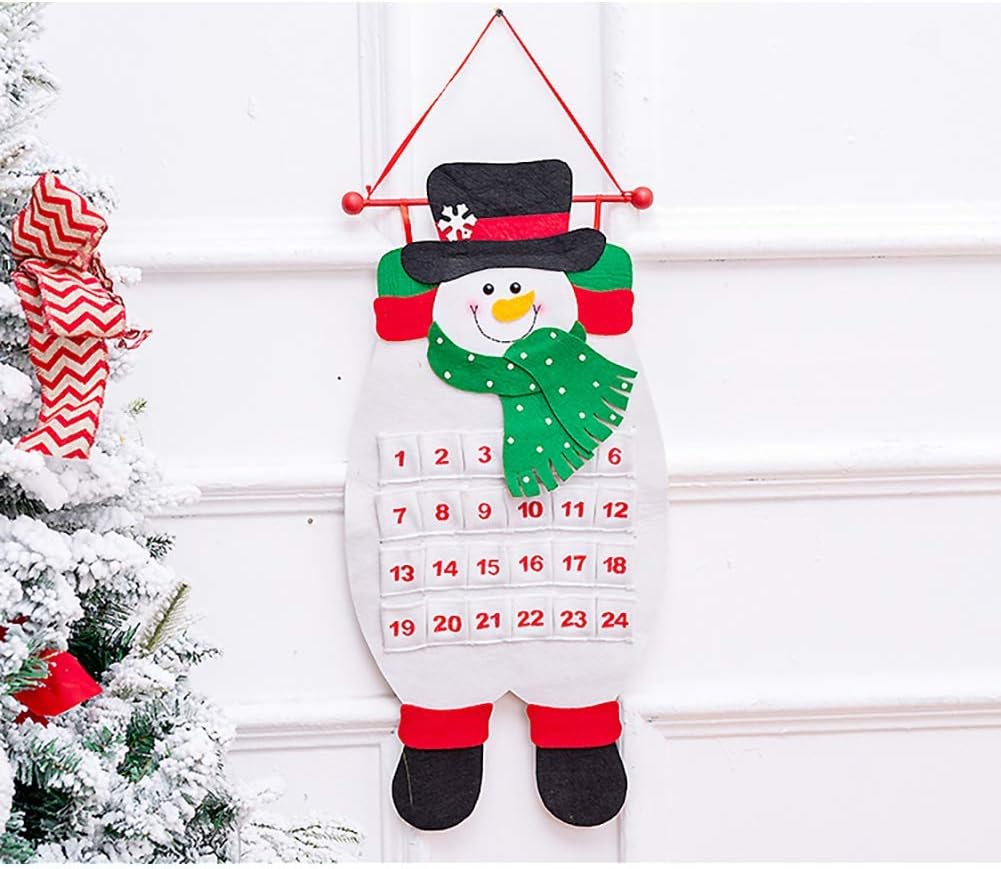 Formemory - Calendario navideño con diseño de muñeco de Nieve, con