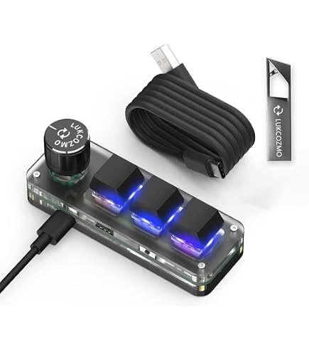 Amazon.com: Dilwe 9 Keys Programmable Keypad, One Handed
