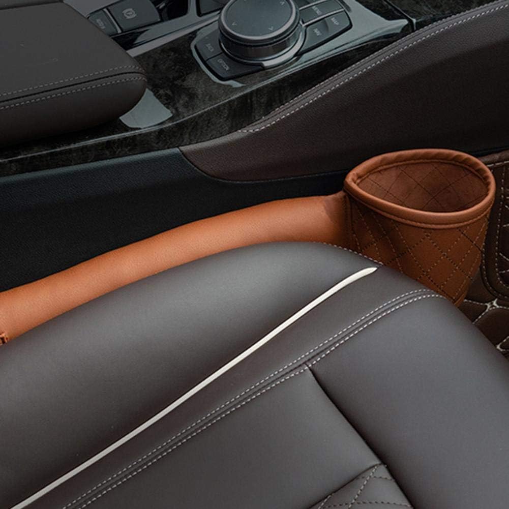 Car Seat Gap Storage Box Cup Holder Mobile Card Phone Holder Multifunctional Seat Catcher Gap Filler Car Organizer Compartment for Cellphones Keys Cards Wallets