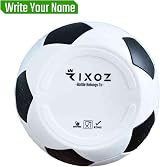 RIXOZ Football Collapsible Water Bottle 550ml Silicone with Football view 5