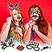 Deluxe Christmas & Holiday Photo Booth Prop set. 50 Large Props. Party Supplies by Photo Party Props