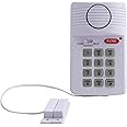 H-COME Wireless Home Security Burglar Alarm Garage Shed Caravan Defender with Keypad, Fit for Door Window, Powered by 3 x AA Battery (Not Included)