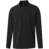 M MAELREG Quarter Zip Pullover Men Mock Neck Long Sleeve Performance Golf Athletic Pullover Half Zip Mens Sweatshirt