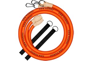 Inertia Wave Dynamic Rubber Battle Ropes Alternative for Home and Gym | Maximize Calorie Burn | Revolutionary Fitness Equipment for Abs and Full Body Workout