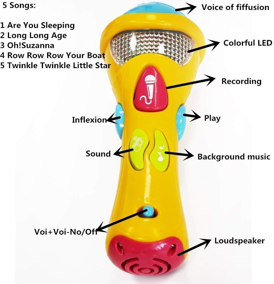 toddler singing microphone