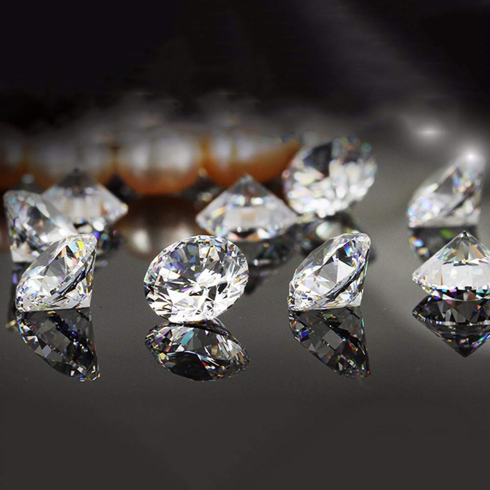 GEMHUB Loose Diamond 1 mm -3.25 mm CVD Diamonds for Jewelry Making