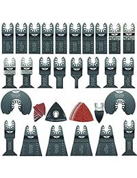 68 x topstools fak68sk un ajuste rápido OMT Mix Cuchillas para Dewalt Bosch Fein Makita Milwaukee Craftsman Chicago Ridgid Ryobi Rockwell (Hyperlock) Porter Cable multi herramienta accesorios